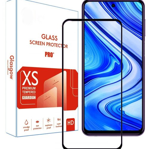 Vidrio Templado Redmi Note 9 Pantalla Completa Marco Negro