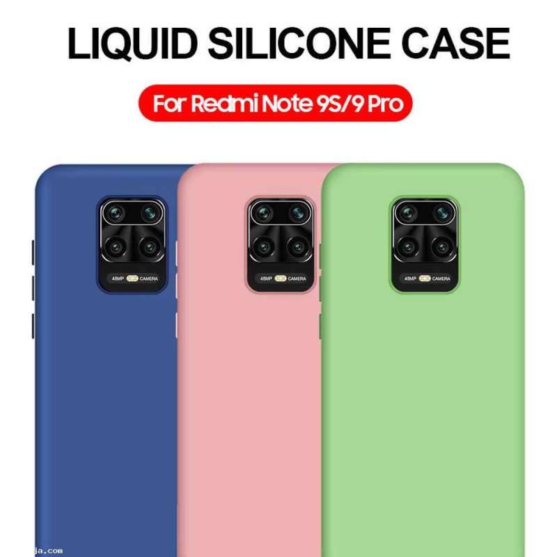 Redmi Note 9S y Redmi Note 9 Pro Protector Silicona Case Carcasa + vidrio templado