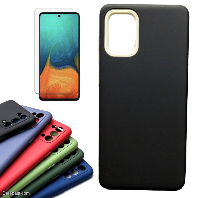 Funda para Samsung Galaxy A71 Case reforzada + Vidrio Hd 9H