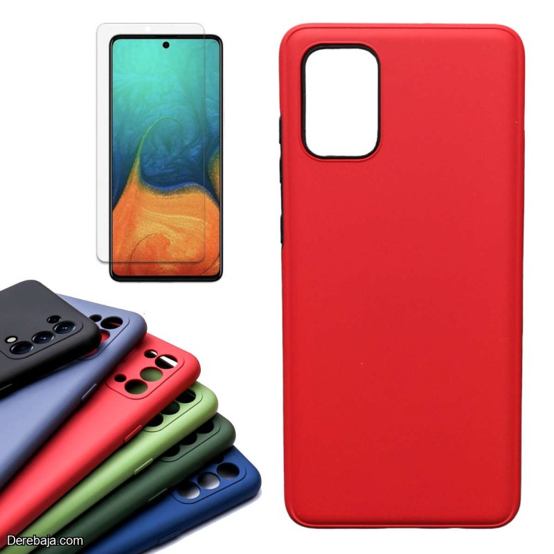 Funda para Samsung Galaxy A71 Case reforzada + Vidrio Hd 9H