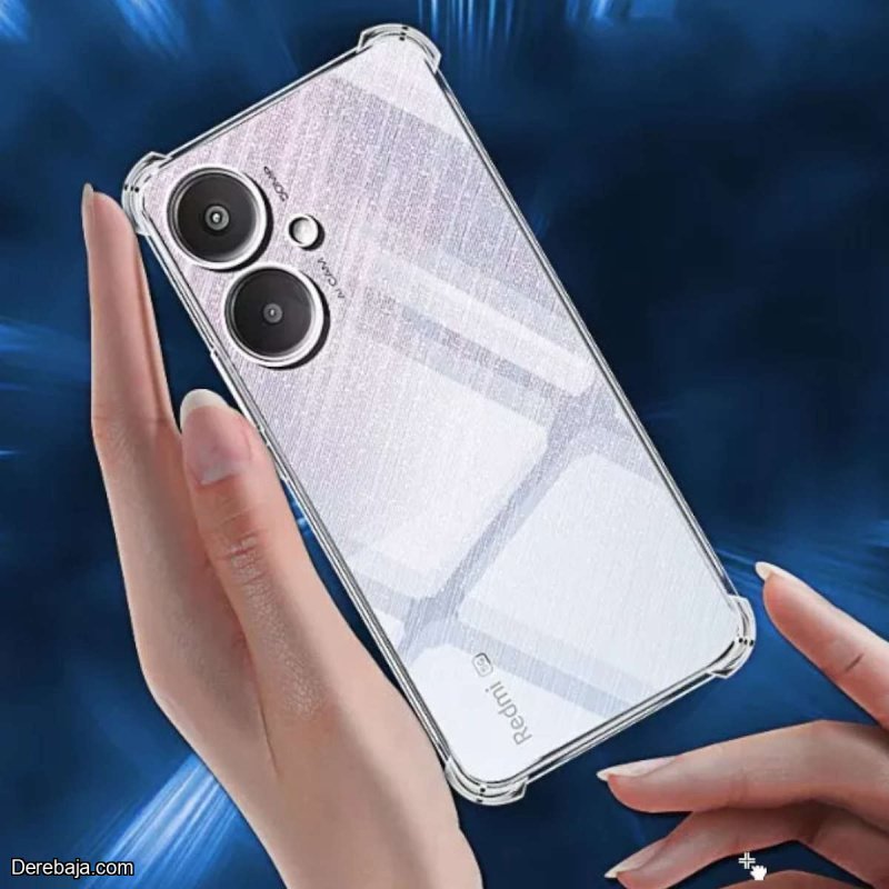 Funda para Xiaomi Redmi 13C 5g Transparente Flexible mas vidrio Templado HD 9H