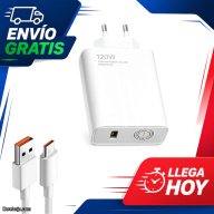 Cargador Ultra Rápido Turbo 120W compatible con Xiaomi Samsung  y Tablet`s
