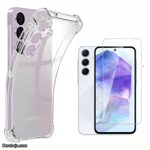 Funda Para Samsung Galaxy A36 Silicona Transparente + Vidrio Templado