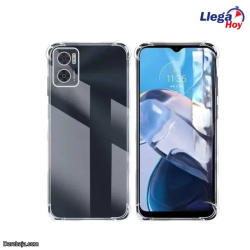 Funda Para Motorola E22 Silicona transparente protector Reforzado