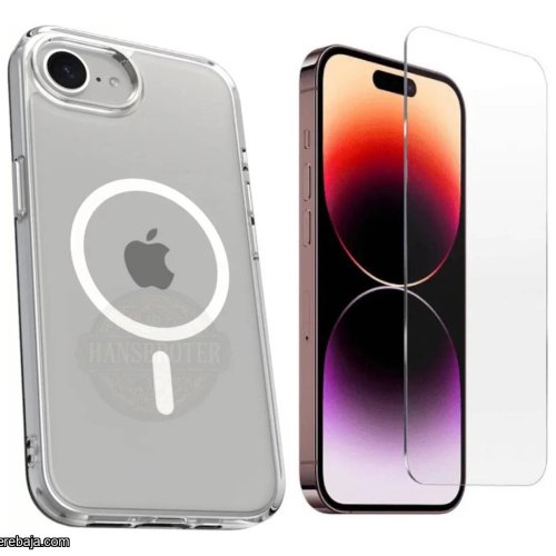 Funda Para IPhone 16e Protector Magnético Premium + Vidrio Transparente