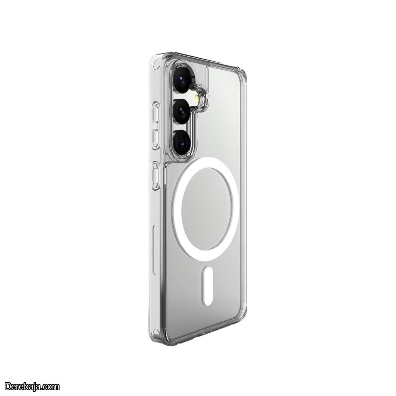 Funda para Samsung Galaxy S24 Fe transparente Magnética mas Vidrio HD