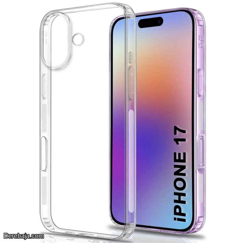 Funda para iPhone 17 Silicona Premium Transparente