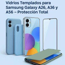 Fundas y Vidrios Templados para Samsung Galaxy A26, A36 y A56 – Protección Total