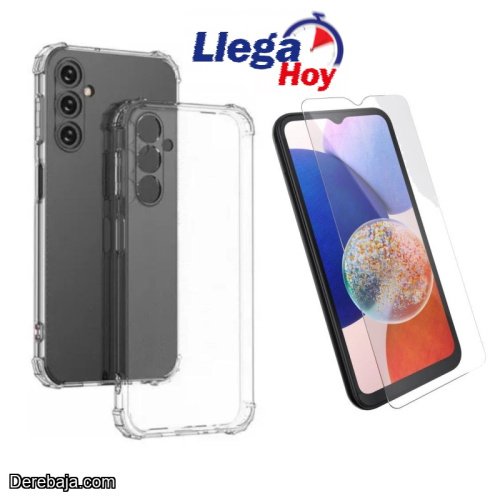 Funda Samsung A14 A34 A54 Protector Case Exclusiva + Vidrio
