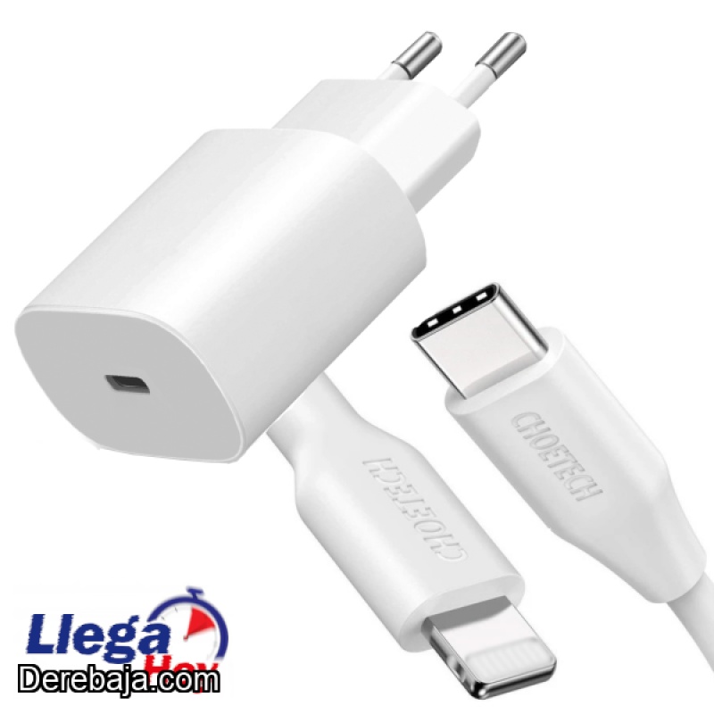 Cargador compatible con iPhone 14 13 12 11 Usb C Carga Rápida + Cable