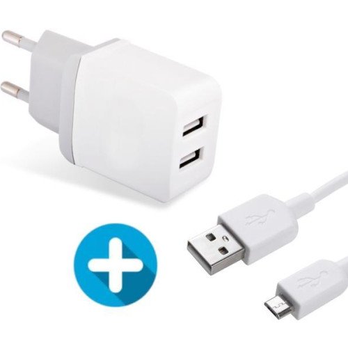 Cargador Y Cable Para Alcatel 1b Carga Inteligente 2 Usb
