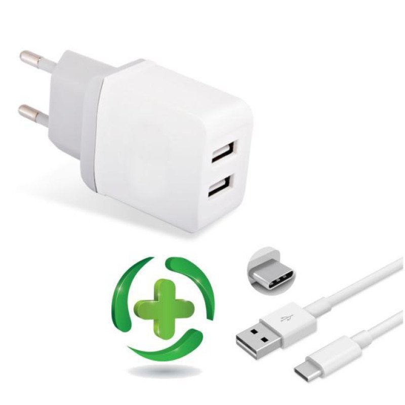 Cargador Y Cable Para Samsung A13 Carga Inteligente 2 Usb