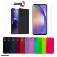 Funda Para Motorola Moto G14 Silicona protector Reforzado + Vidrio HD