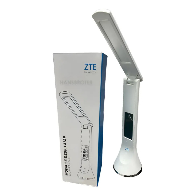 Lampara de Escritorio Zte 3 tonos de luz 3 intensidades