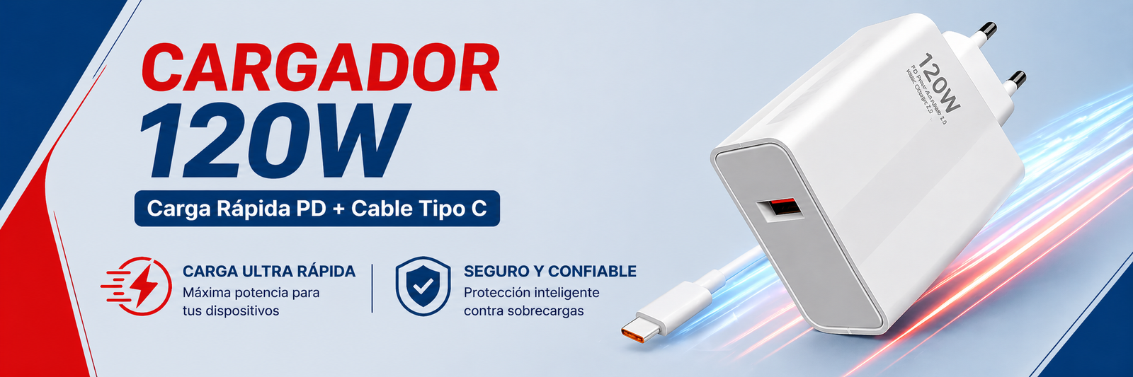 Cargador Turbo 120W